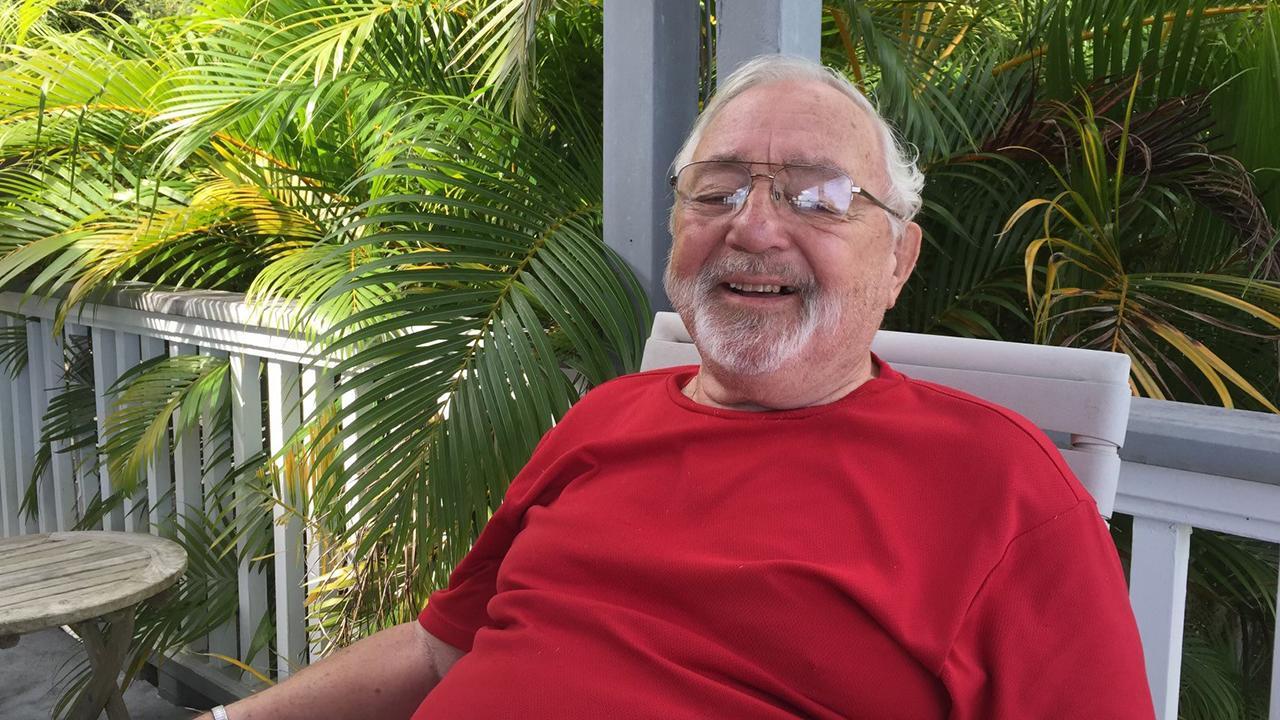 recent picture of dr. Bernauer in a red shirt