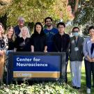 Dr. Xiaomo Chen (front row, fourth from left) and her lab group.