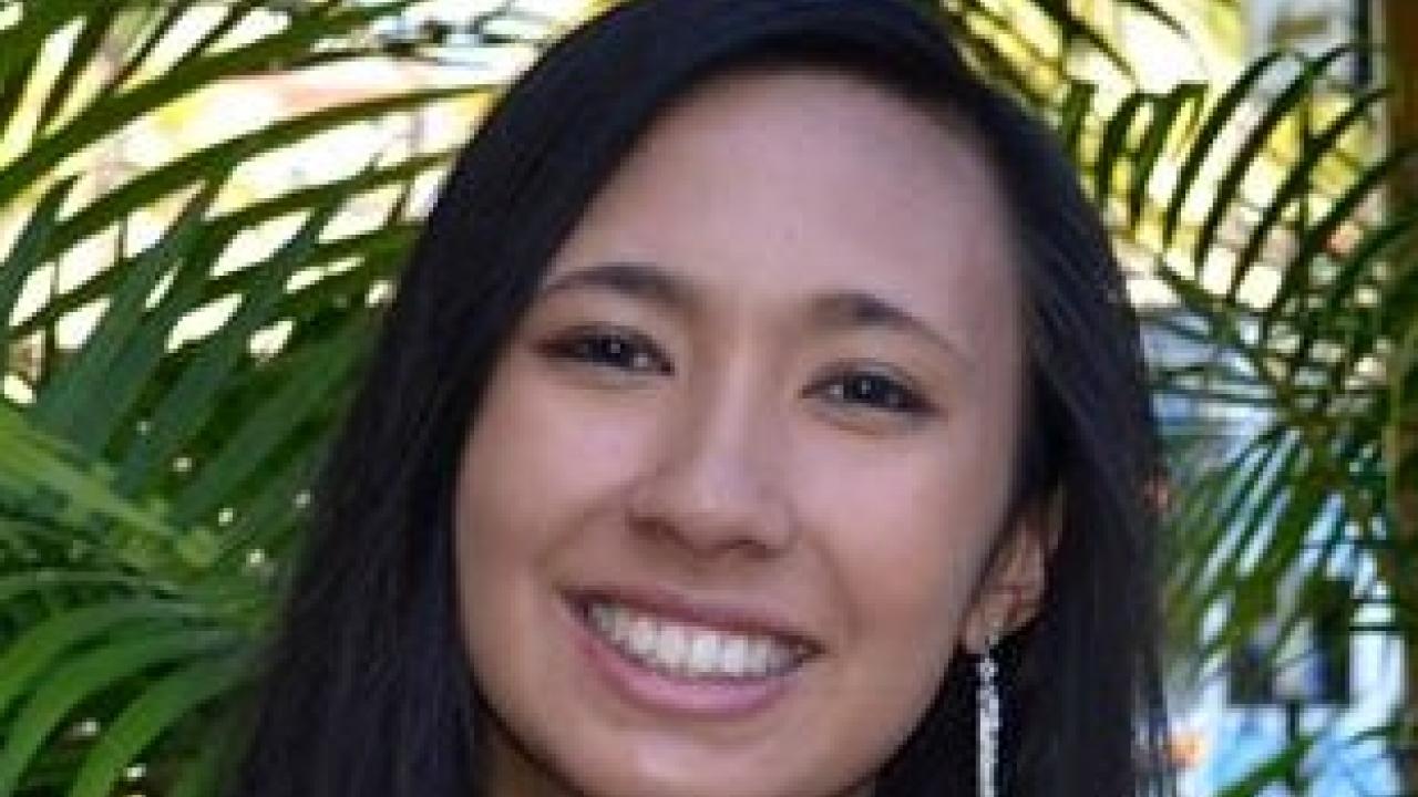Emily Eijansantos, a NPB undergraduate student working in Aldrin Gomes lab, is receiving the NPB Outstanding Senior Award. Picture of Emily